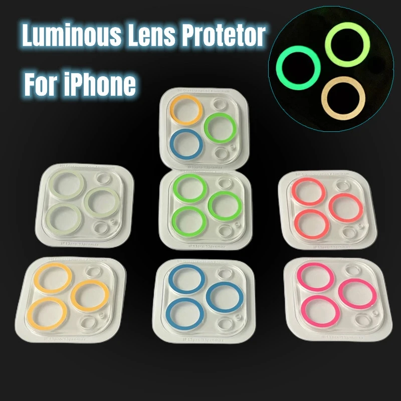 Leuchtender Kameraobjektiv-Glas-Displayschutz für iPhone 14 Plus 13 11 Pro Max 12 Mini 14Pro IPhone14 Displayschutzfolie_voghion.com