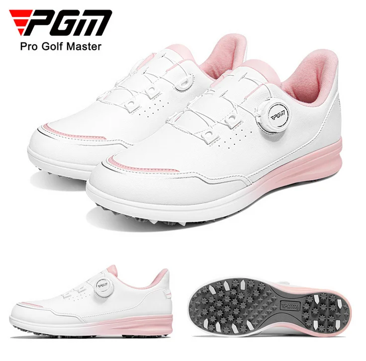 

Водонепроницаемая обувь для гольфа из микрофибры PGM XZ312, женская мягкая нескользящая обувь с шипами, подходящая ко всему для досуга, спорта, кроссовки для гольфа