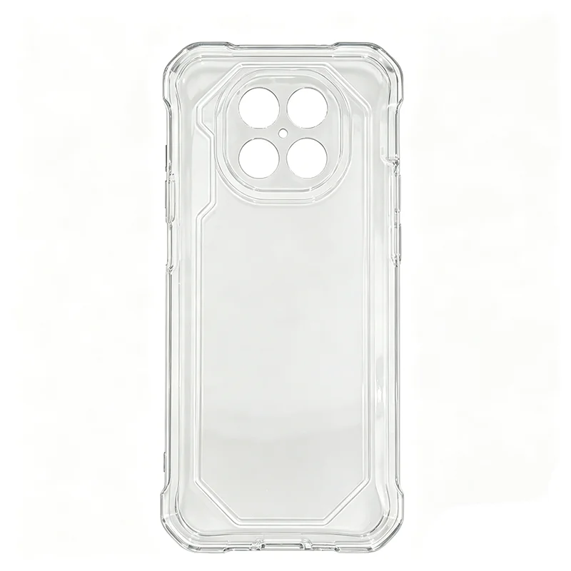 Black Transparent Soft TPU Protective Phone Case