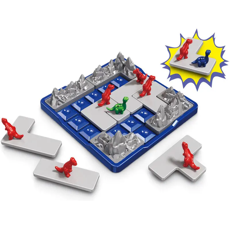 Brain Development Up Grade Dinosaur Round Toy Plastic Building Bricks Educational Games For Kids