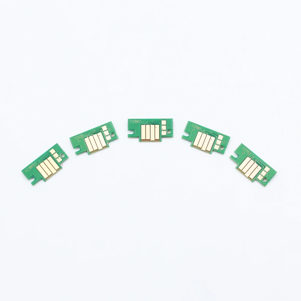 5 Colori Pfi-120 Pfi120 Chip Cartuccia D'Inchiostro Per Canon Imageprograf Tm-200 Tm200 Tm-205 Tm-300 Tm-305 Tm300 Tm305 Chip Stampante