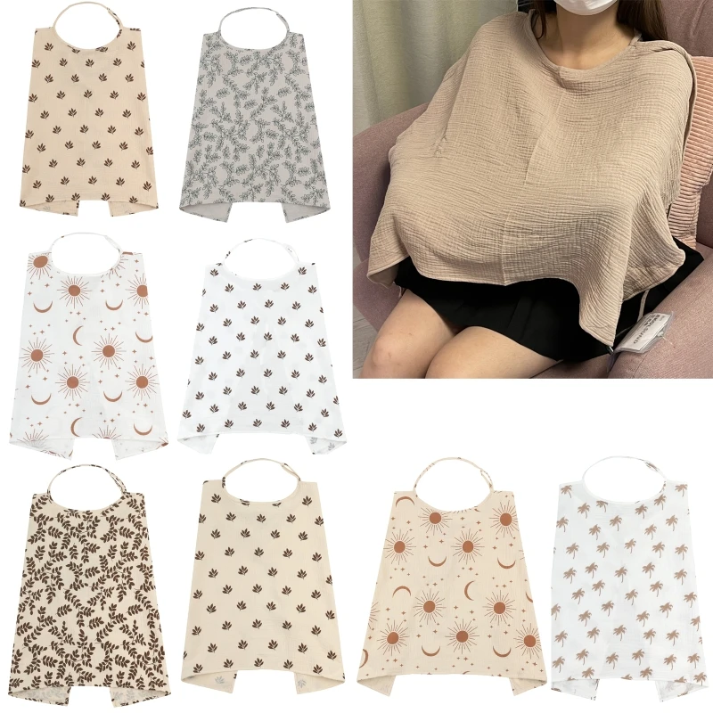Print Nursing Cover Breastfeeding Privacy Protect Apron Essential