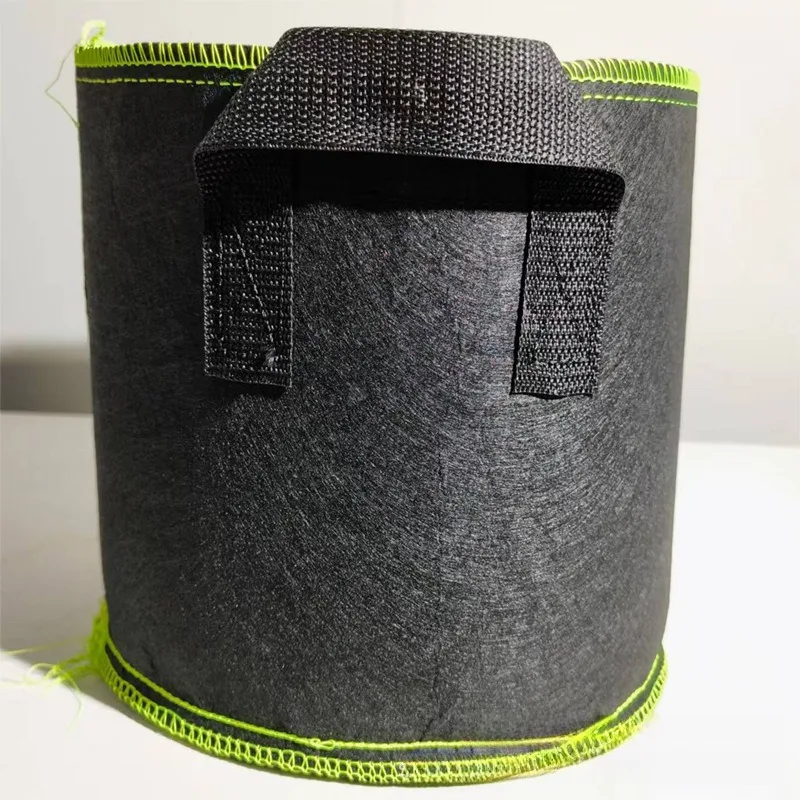 Vegetable/Flower/Plant Grow Bags 2/3/5/7/10 Gallon Thickened Non-Woven Grow Bags Aeration Fabric Pots Handles Flower Pot
