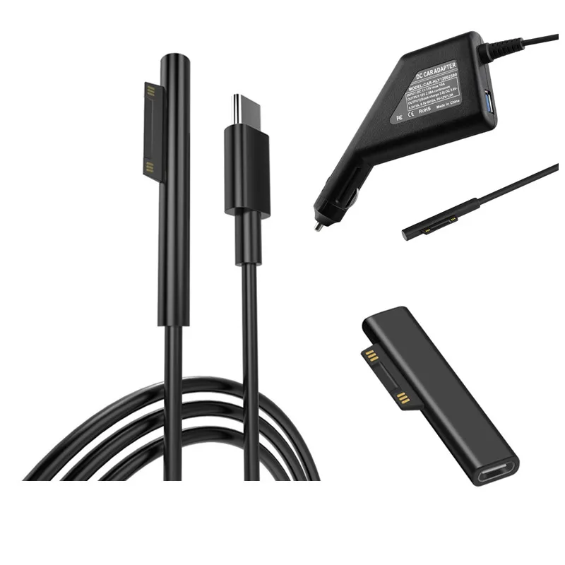 team geest Consulaat Autolader/Type C Vrouwelijke Pd Snel Opladen Plug Converter Voor Surface Pro  3 4 5 6 Go Connector voor Usb C Vrouwelijke Adapter  Oppervlak|Computerkabels & Connectoren| - AliExpress