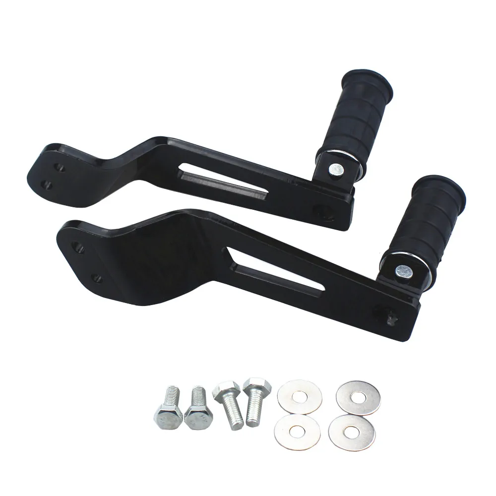 

Pair Black Motorcycle Passenger Foot Pedal Foot Peg Bracket For Yamaha XVS950 R-Spec 2014-2017