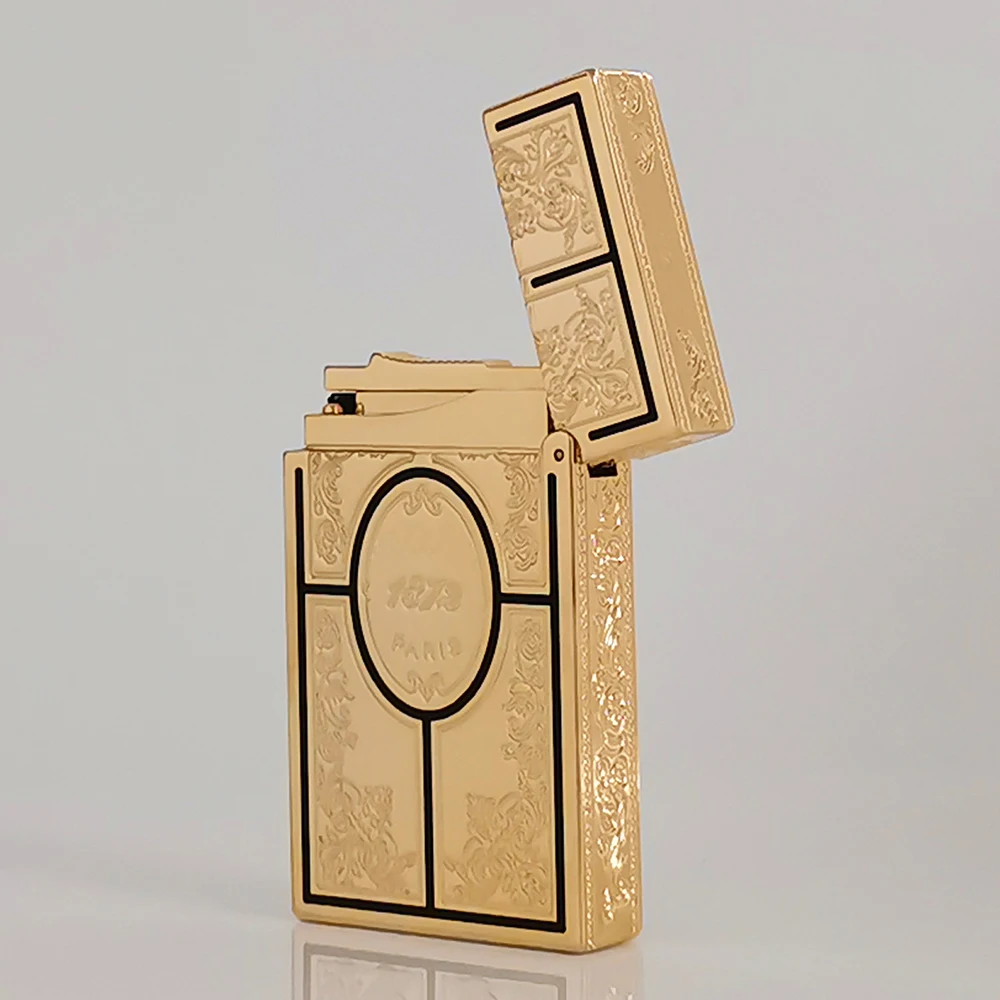 Retro D Gas Lighters Special Ellipse Engraved Lighter Fashion Outside Smoke Accessories Great Birthday Gift to Lover 2