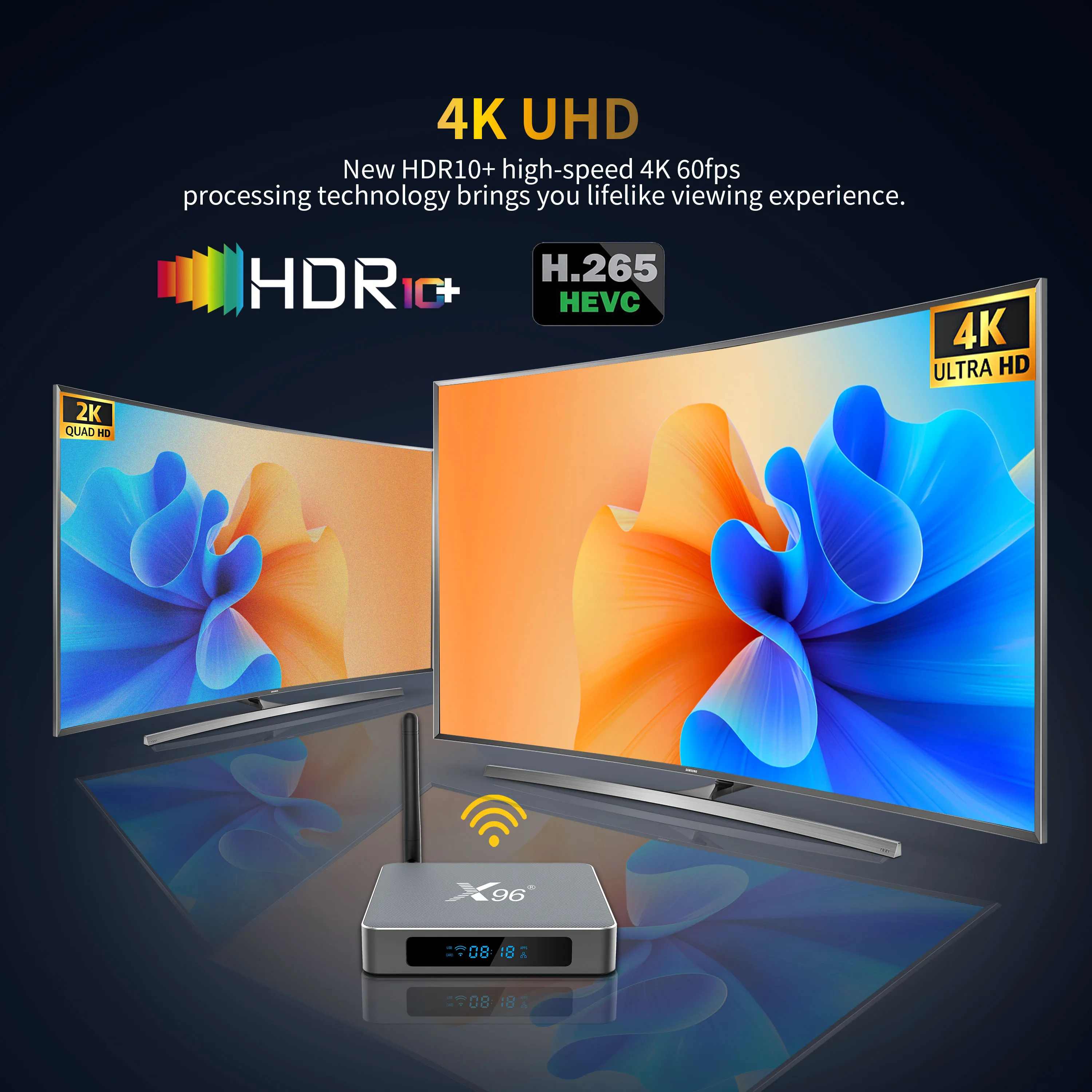ȵ̵ 9.0 Ʈ TV ڽ, X96, X9, Amlogic S922X, 4G, 32G, 2.4G, 5G,  , BT4.X, 1000M, X96 Max Plus Tanix X4