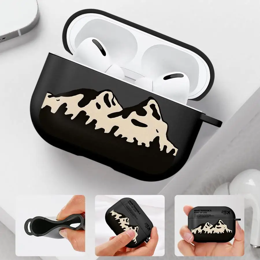 Airplane Art Landscape Earphone Case Cover