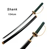 104cm / 41in Roronoa Zoro Katana Shanks Sowrd Anime Cosplay  Kozuki Toki  Shirauo Weapons Toy Stage Props 1