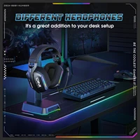 Onikuma Gt808 Three Modes with Mic E-Sports Wireless Gaming Headset Rgb Lighting Supports Bluetooth 5.3 / 2.4g / Aux 3.5mm - Image 5