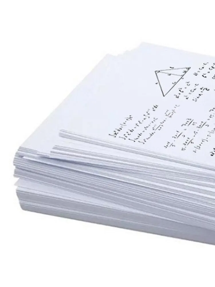 70g White Blank Printing And Copying Paper Learning To Draw And Office Draft Paper 100pcs printing and copying paper