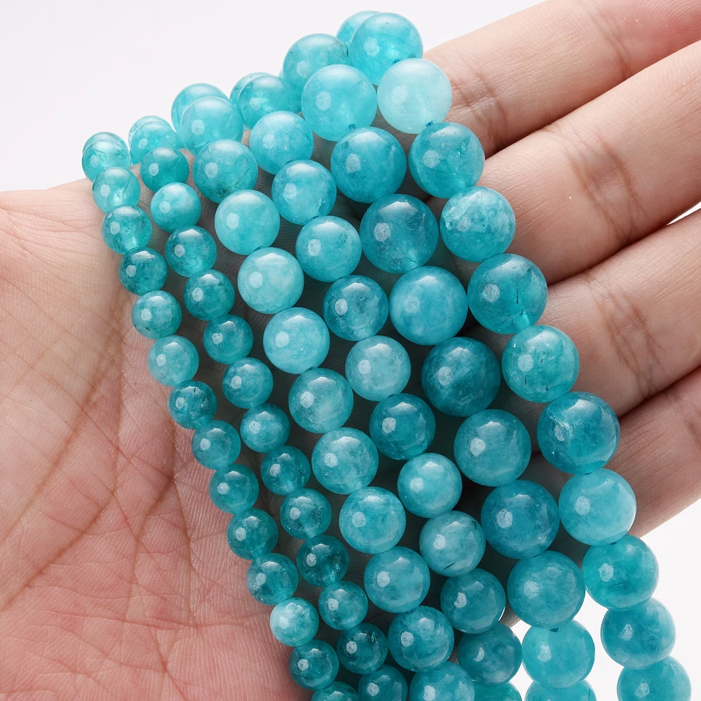 Vibrant Natural Gemstone Round Loose Beads for Handmade Jewelry Crafting