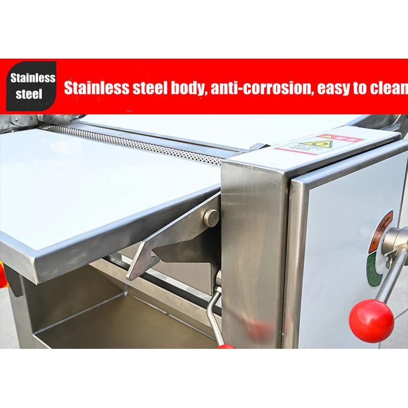 Adjustable Thickness Pork Skin Peeler Separator Removal Machine Commercial Pork Belly Skinning Machine Beef Skin Peeling Machine 5