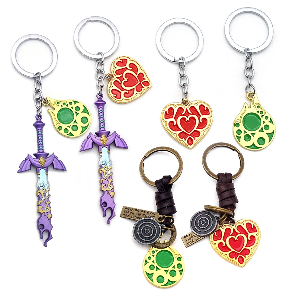 Gioco Lacrime Del Regno Portachiavi Link History Master Sword Heart Blood Portachiavi Portachiavi Uomo Portachiavi Portachiavi Auto Llaveros