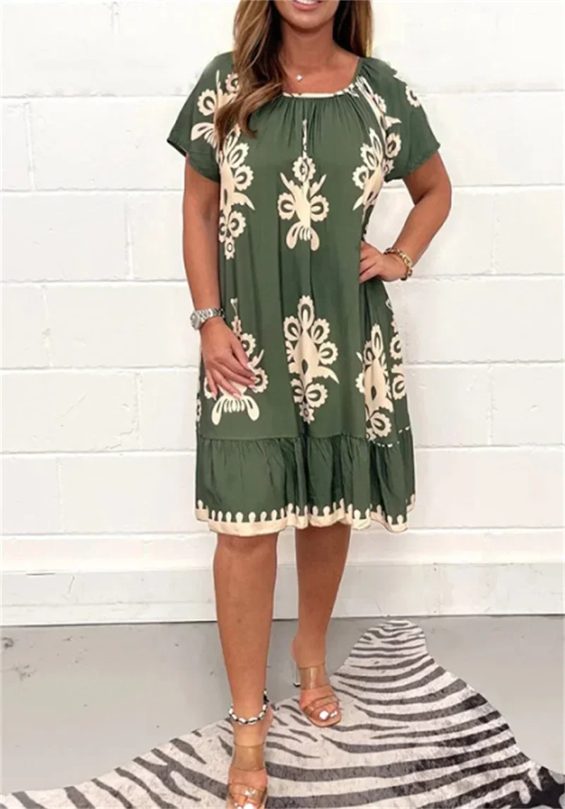 Рисунок 3 - Женское винтажное платье с коротким рукавом