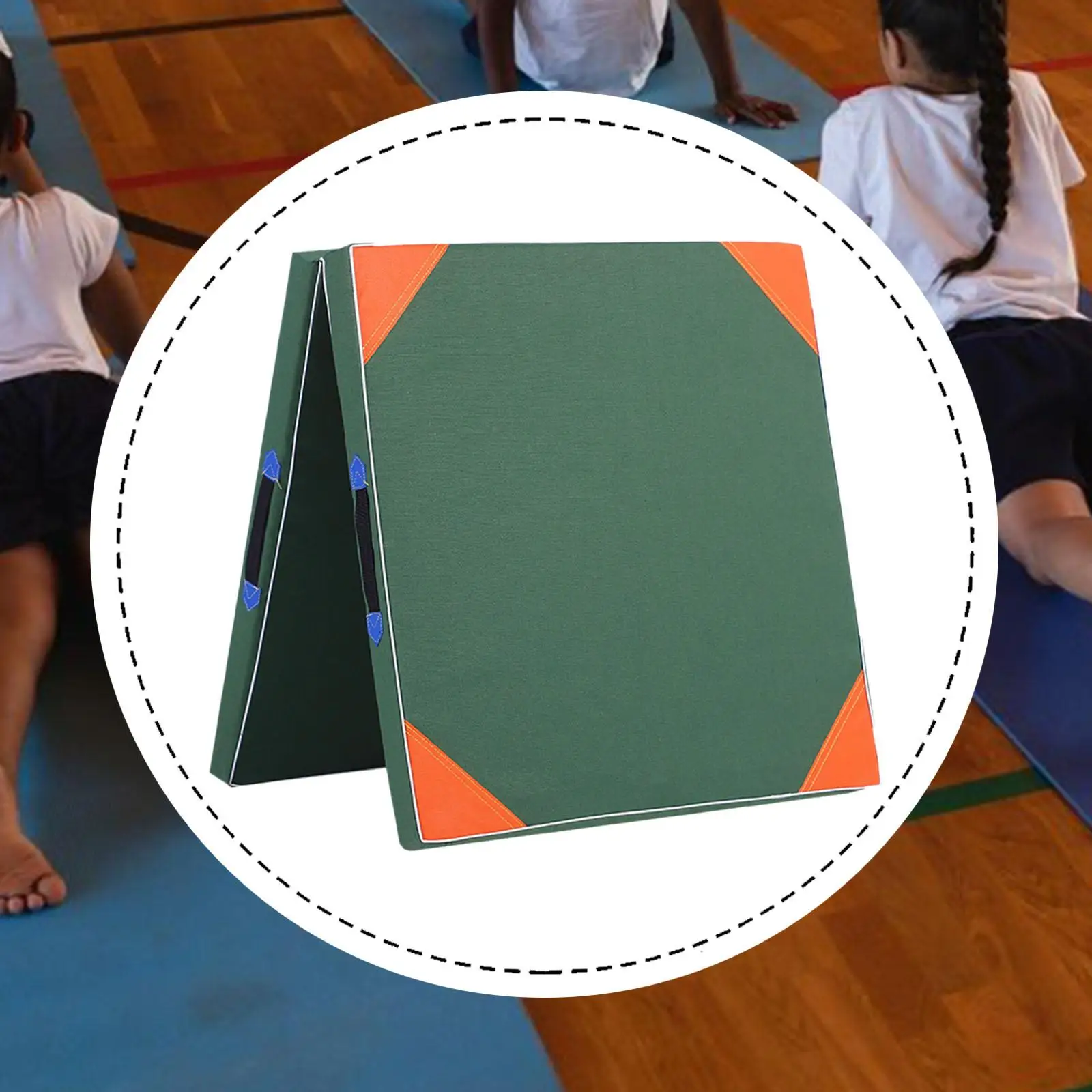 Folding Exercise Mat Gymnastics Mat 120cmx60cm Two Fold for Aerobic Fitness Stretching Home Gym Folding Exercise Mat Gymnastics Mat 120cmx60cm Two Fold for Aerobic Fitness Stretching Home Gym