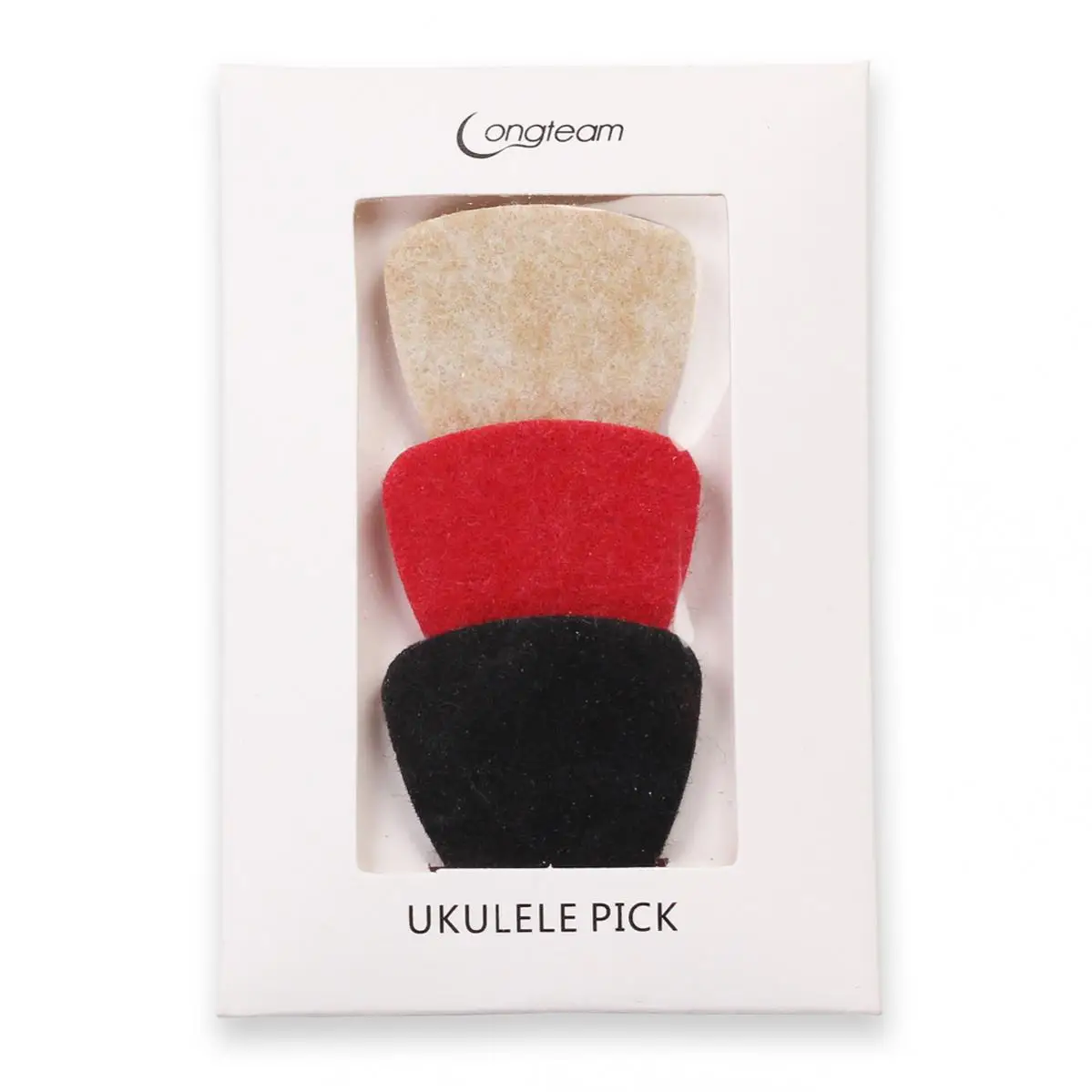 3pcs/set Soft Felt Ukulele Pick Plectrum 3mm Thickness for Concert Soprano Tenor Ukelele Accessories 21 23 26 Inch
