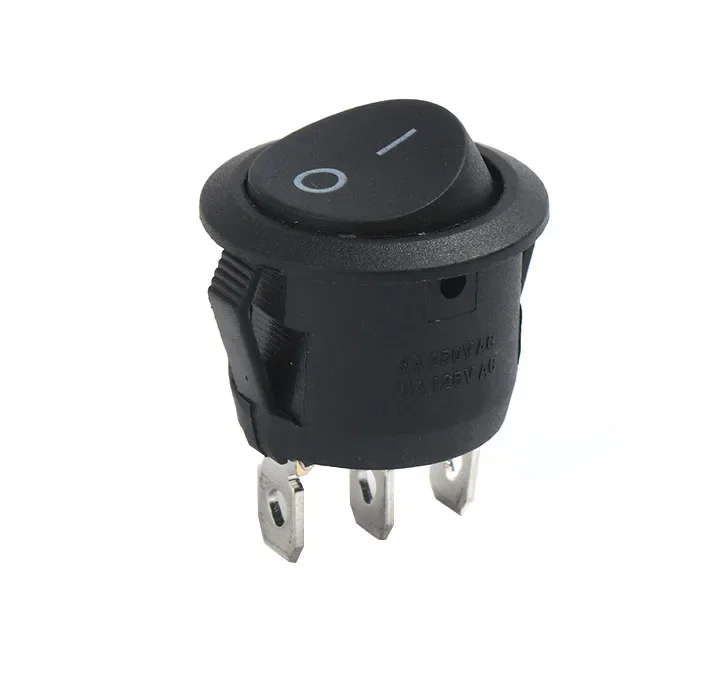 on-off 3pin black