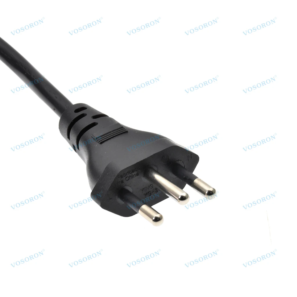 브라질 NBR14136 플러그 전원 케이블, IEC320 C5 AC 전원 코드 브라질 3 핀 플러그 전원 케이블 3x0.75mm 1.5meter