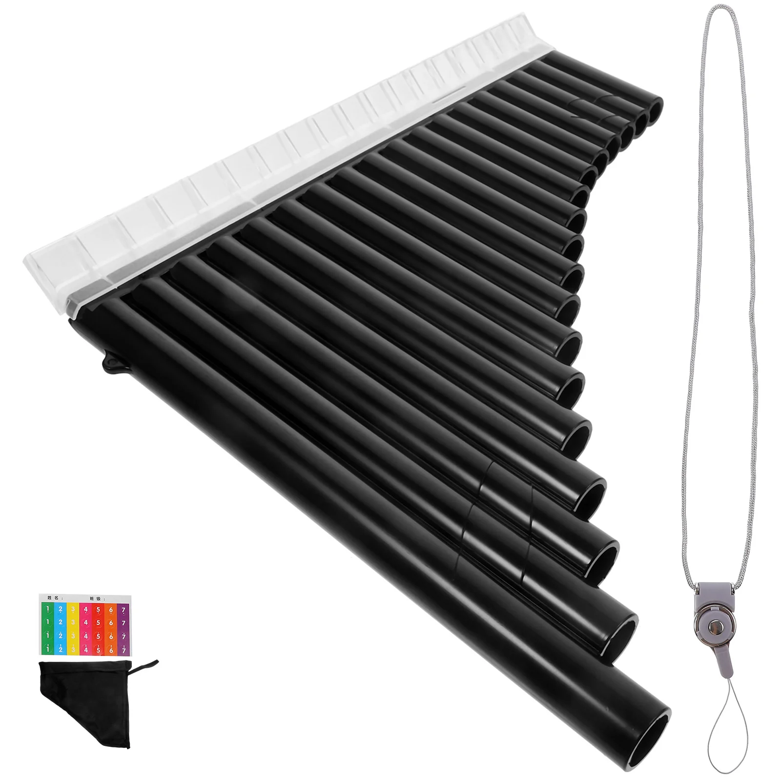 

Professional Pan Flute Musical Instrument C Key Pan Pipe for Performance
