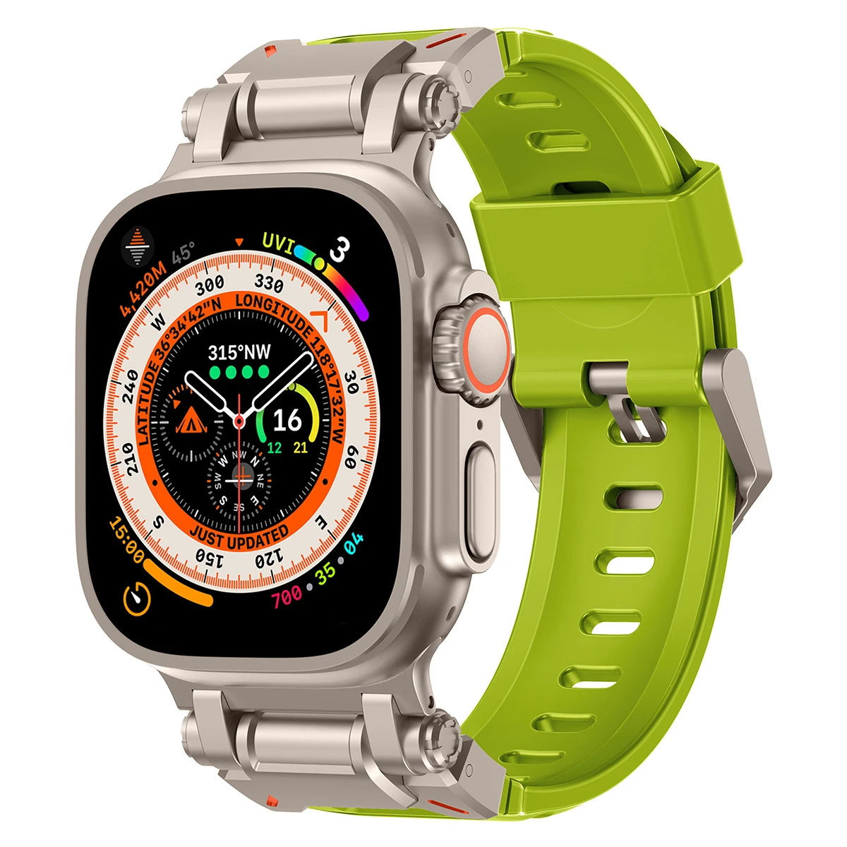 Titanium Silicone Loop Strap - Premium Sports Band
