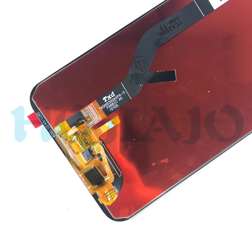 화웨이 Y7 6.26 DUB-LX1 LX3 LCD 디스플레이 디지타이저 Y7 프라임 2019 LCD 터치 스크린 프레임 Y7 Pro LCD 용 기존 2019 LCD 디스플레이