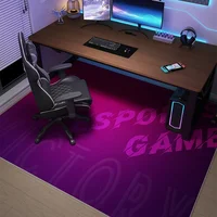 Chair Gamer Carpet Waterproof Non-slip Living Room Rugs Gaming Swivel Chair Loop Pile Floor Mat Large Size Home Decoration Mats 2