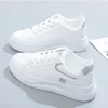 2024Spring Autumn Breathable Casual Shoes for Women Platform Running Tennis Sneakers Female White Concise Versatile Walking Flat 4