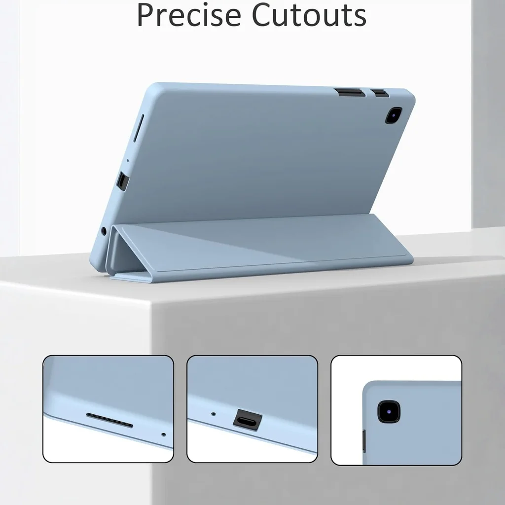 Magnetic Stand Flip Smart Cover with Soft Silicone Back Shell