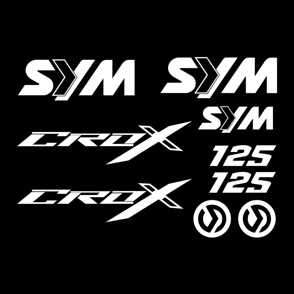 Sym Crox 125 데칼 스티커