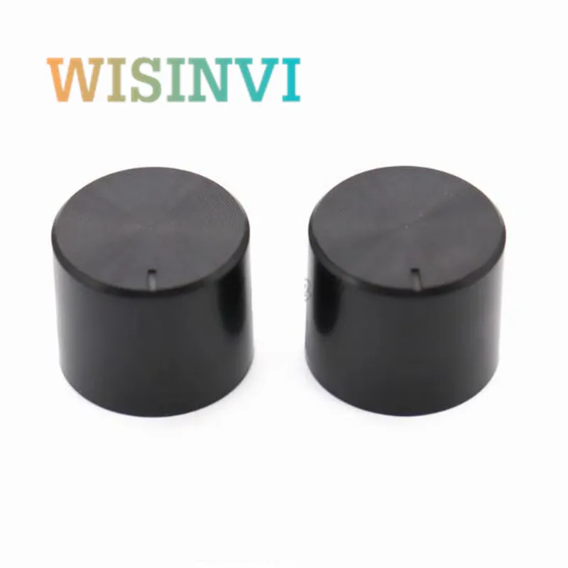 Plastic Knob 10PCS 20.5 * 17mm Black Flower Shaft 6mm Potentiometer Adjustment Knob Cap Speaker Sound Adjustment