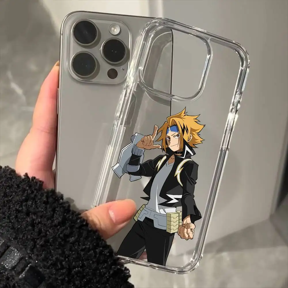 Denki Kaminari My Hero Academia Luxury Transparent Phone Case