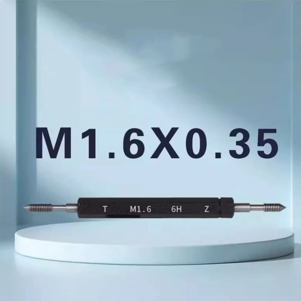 1개 M8 M10 M11 M20 M30 M40 나사 플러그 게이지 고정밀 GO/NO GO 게이지 미터법 게이지 6H 정밀 내부 나사 게이지 파인