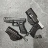 G17 Model Metal 1:3 Mini Gun Detachable DIY Alloy Keychain Pendant Ornaments Children and adult Pistol With Holster 3