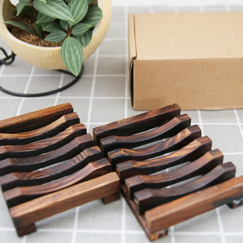 Natural Wooden Soap Holder Tray 6