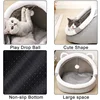 Pet Tent Cave Bed for Cats Small Dogs Self-Warming Cat Tent Bed Cat Hut Comfortable Pet Sleeping Bed Foldable Removable Washable 5