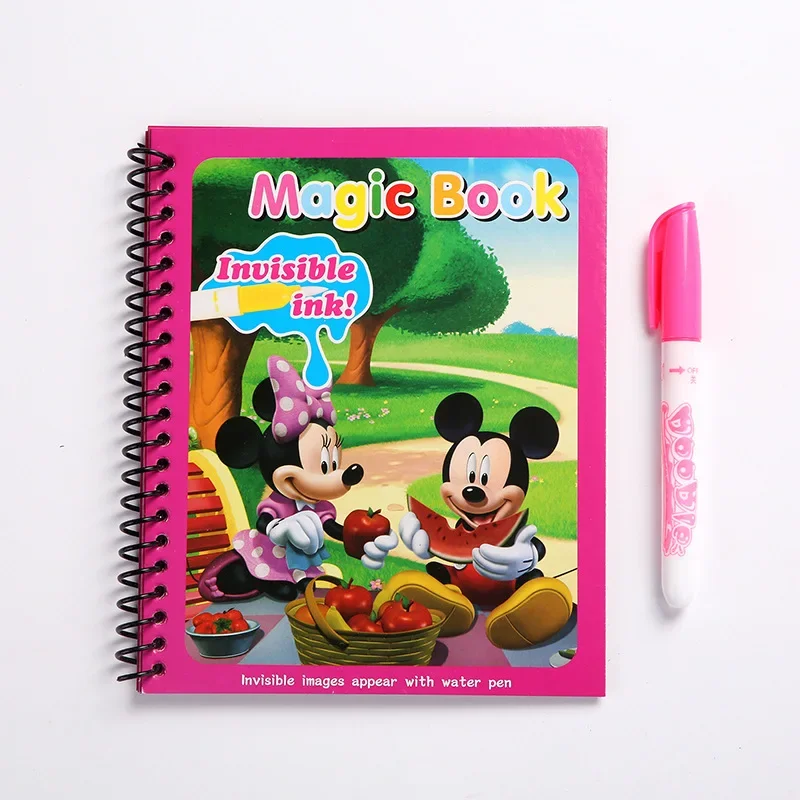 Disney Mickey Magic Water Drawing Book Coloring Book Doodle Magic