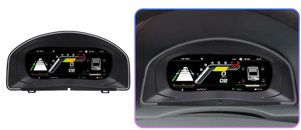 10.25 ''LCD-Radio Instrument Paneel Cockpit für VW Jetta 7 8 9 10 11 Jahre ändern Auto Digital Dashboard Cluster – Detail 4