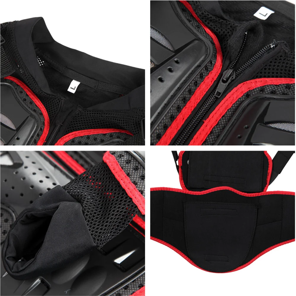WOSAWE Motorcycle Jacket Racing Armor Protector ATV Motocross Body Protection Jacket Clothing Protective Gear Mask