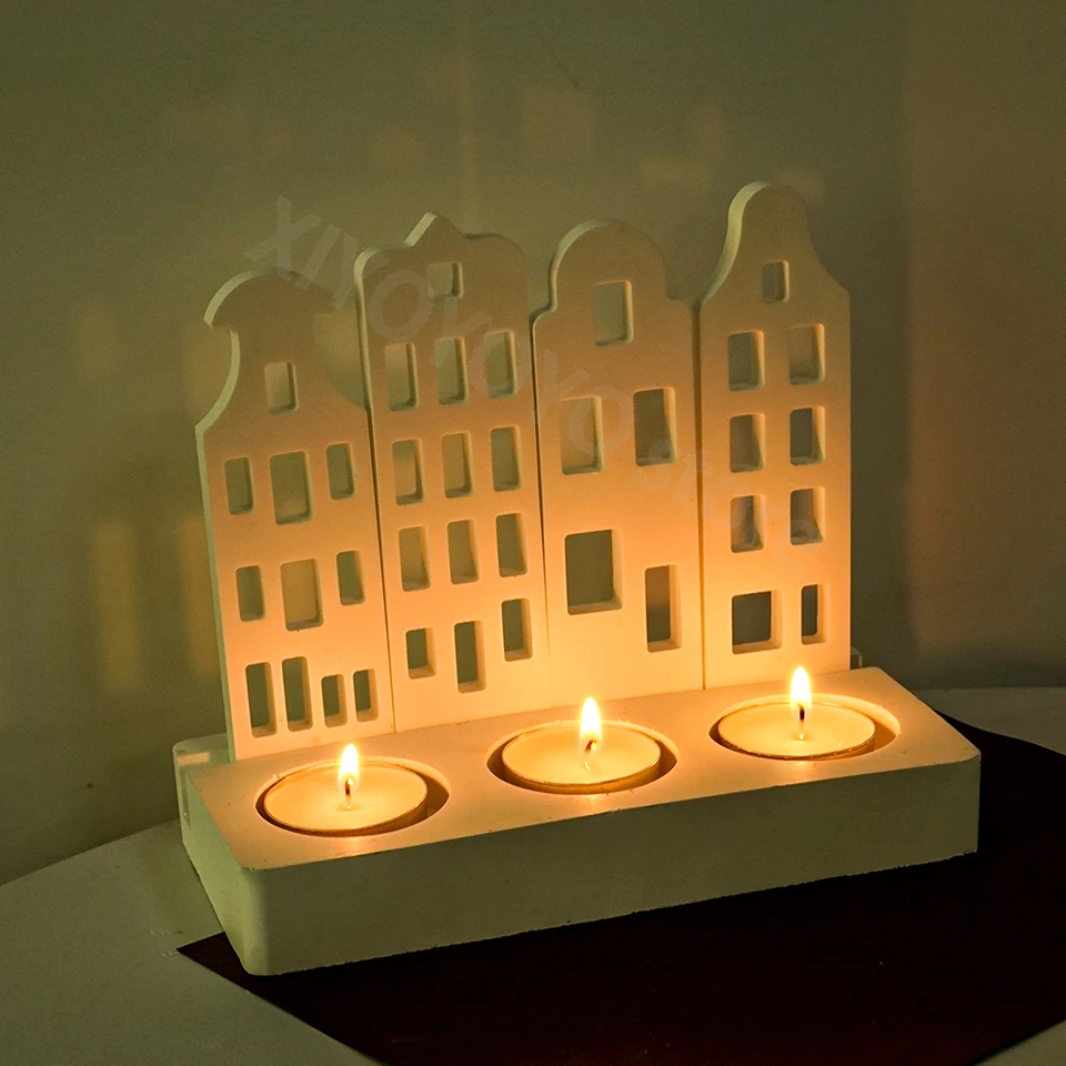 YS Bricolage Bougeoir Moule Silicone 3D Relief Européen Cadre Photo Plâtre Vintage Bougie Pot Moule Stockage Plat Artisanat Outils