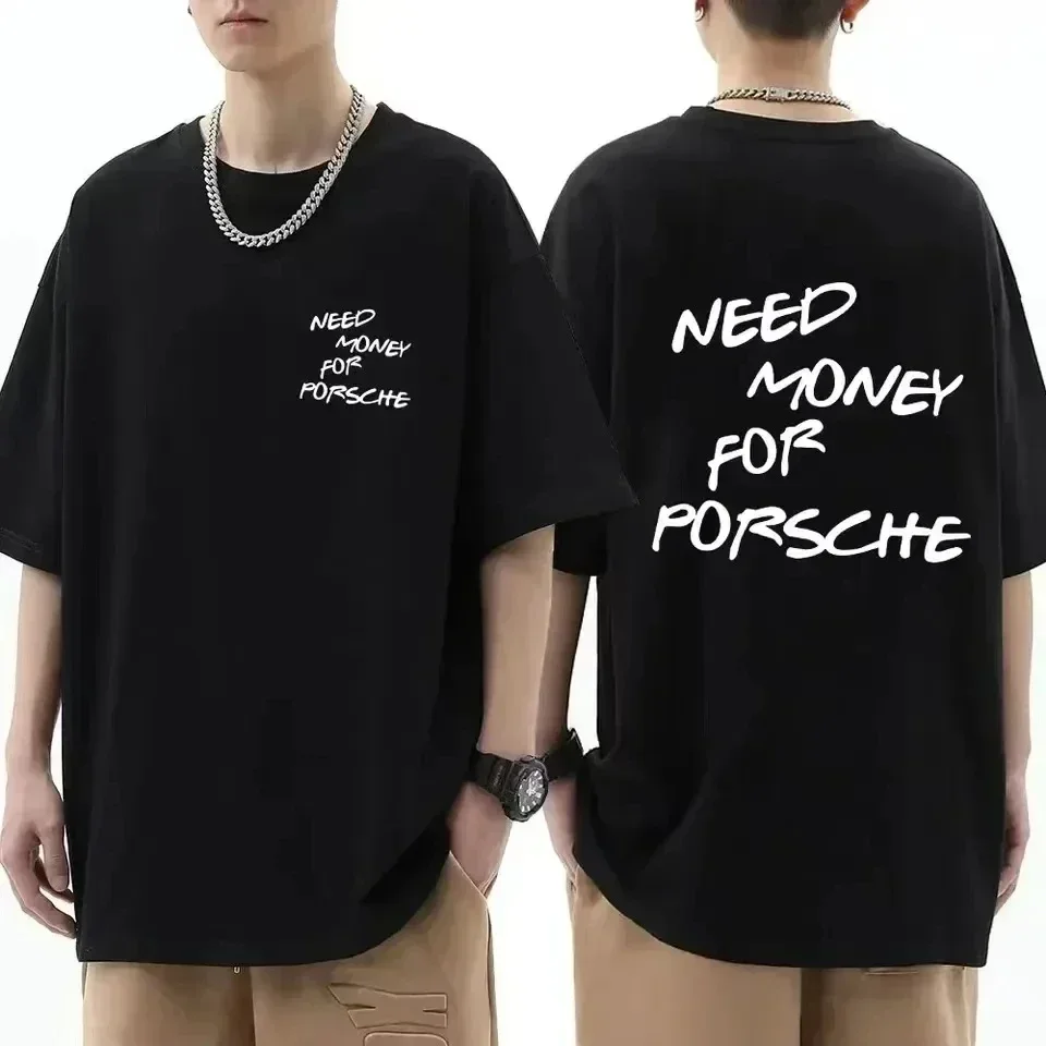 2025 Need Money for Bmw T Shirt Men Women Cotton Tees Short Sleeve Luxury Brand T-shirt High Quality Summer Y2k Tops Streetwear 3
