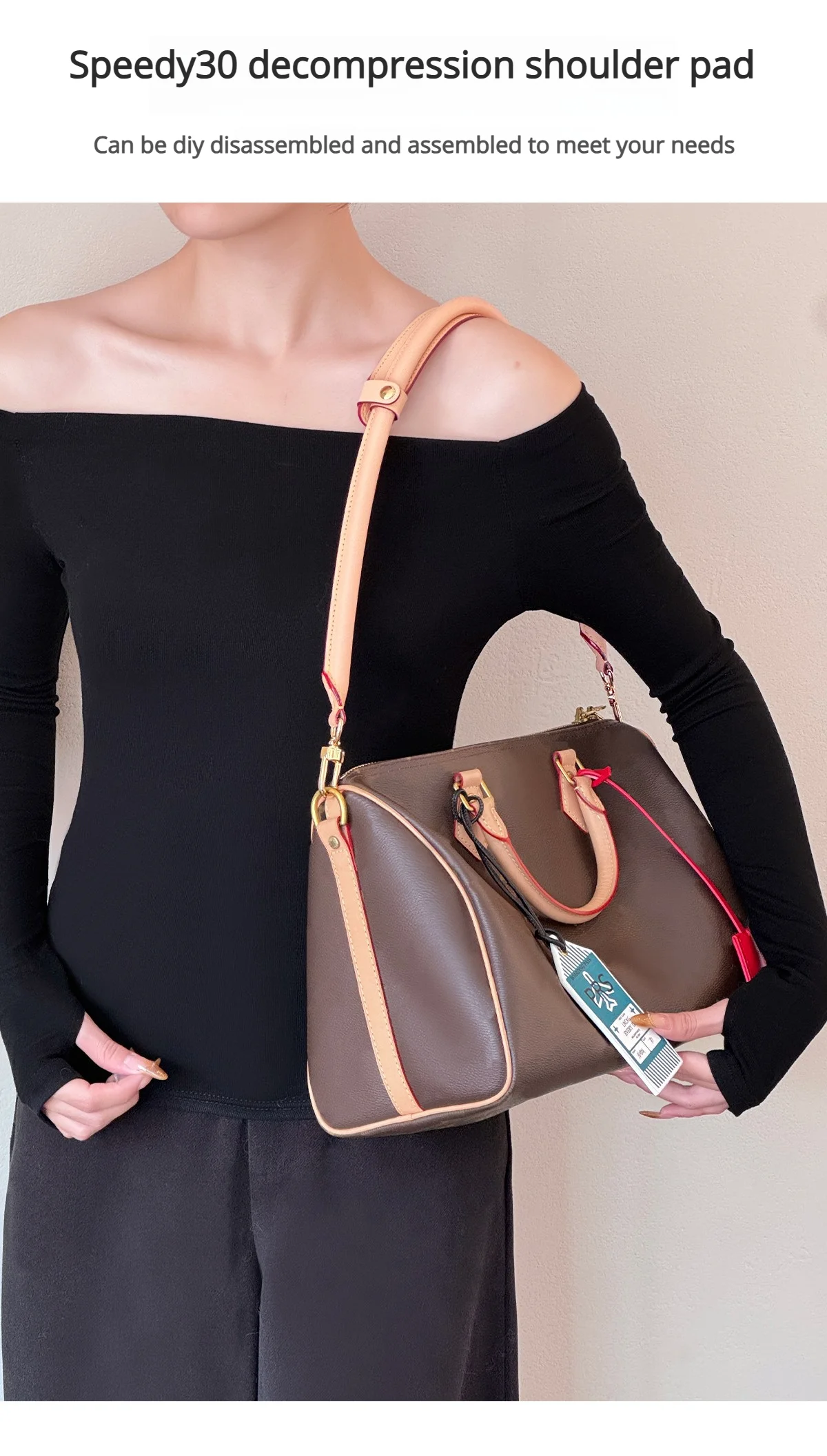 Stress Relieving Shoulder Pad Support For Speedy Soft30 25 Durable Fashion Gift Shoulder Strap Anti Slip Bag Accessories