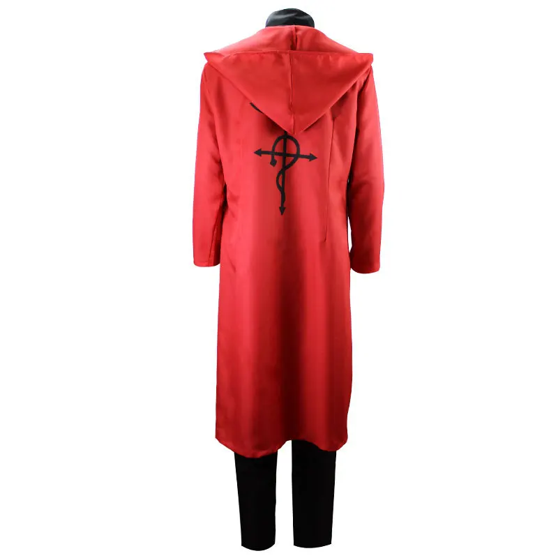 Anime Cos Fullmetal Alchemist Edward Elric Cosplay Costumes Red
