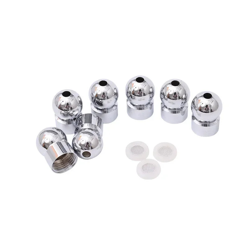 

1PC Shower Head Top Spray Connect Joint Stainless steel Universal Rotation Ball Joint with washer Bathroom Sprinkler Accessories