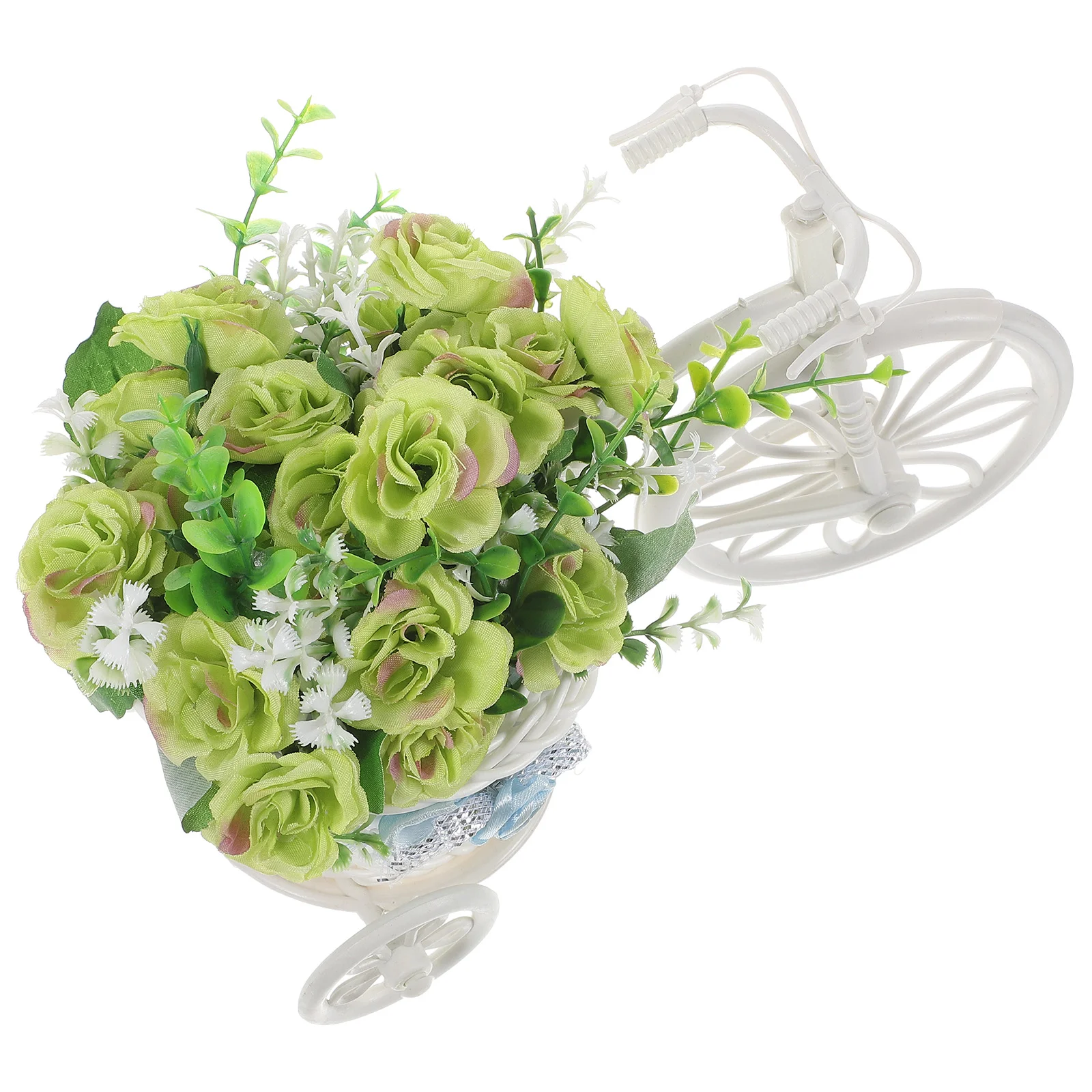 

Tricycle Plant Stand Flower Pot Cart Holder Artificial Flowers Arrangements Bike Flower Holder Desktop Plant Stand