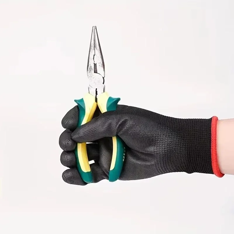 Durable Safety Gloves Anti-Slip Wear-Resistant ESD Protection Gardening Woodworking 10 Pairs protective gloves