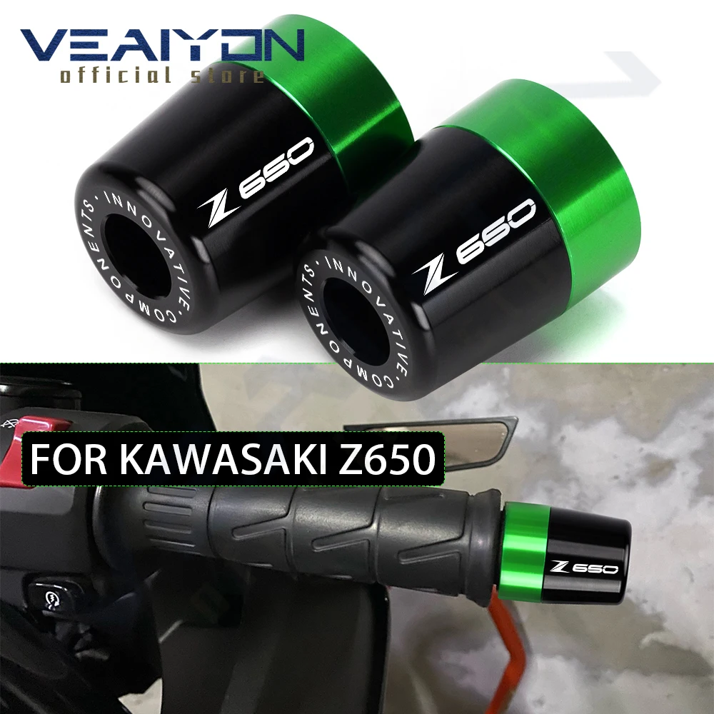 

For KAWASAKI Z650 Z 650 Z650RS Z 650RS Z 650 RS Handlebar Grips Bar Ends Cap Cover Slider Motorcycle Accessories CNC Aluminum