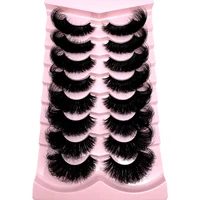 MKYDCG nouveau 8 paires de cils 3D vison cils épais 8D moelleux doux Extension de cils naturel faux cils maquillage vison cils 2