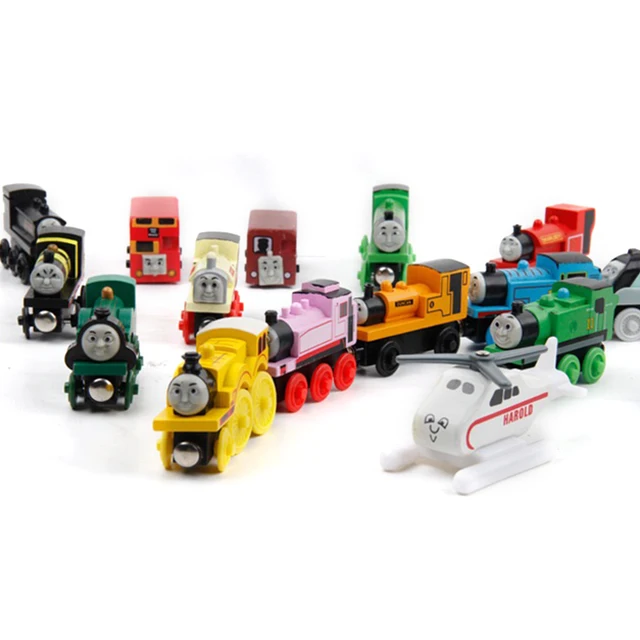 Thomas and Friends Toy Wooden Train Toys Magnetic Connectable Track Trains Toys for Boy Girls Baby Educational Toy 6