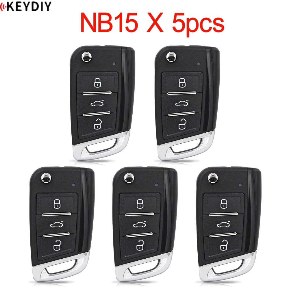Multi-functional Universal Remote Key for KD900 KD-X2 KD-MAX NB-Series 5PCS